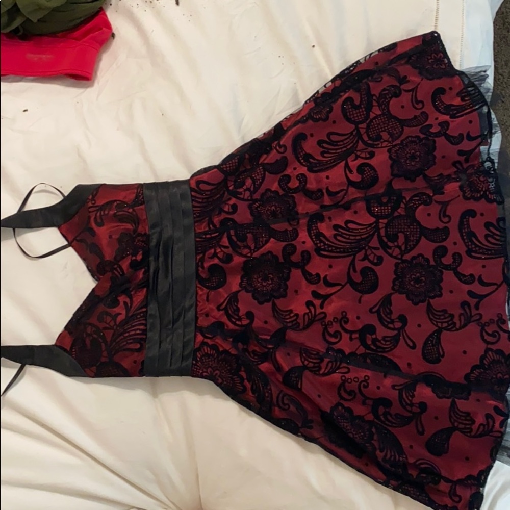 Nightway Halter Cocktail Dress